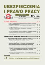 Ubezpieczenia i Prawo Pracy 7/2023