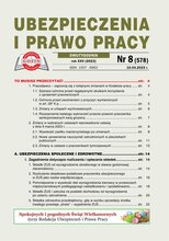 Ubezpieczenia i Prawo Pracy 8/2023