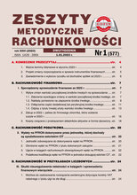Zeszyty Metodyczne Rachunkowości 1/2023