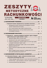 Zeszyty Metodyczne Rachunkowości 15/2023