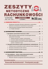 Zeszyty Metodyczne Rachunkowości 23/2023