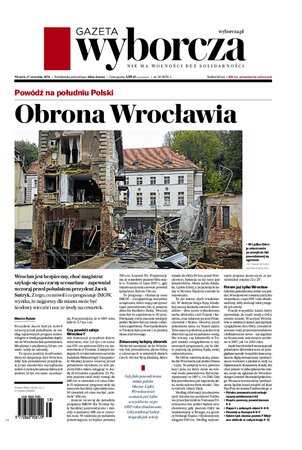 Gazeta Wyborcza Stołeczna 217/2024