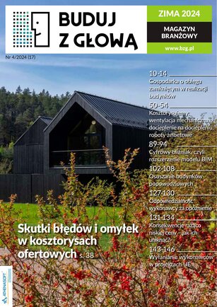 Buduj z Głową. Poradnik Kosztorysanta 4/2024