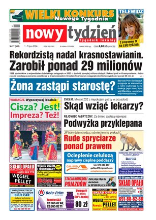 Nowy Tydzień. Tygodnik Lokalny 27/2024