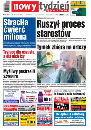 Nowy Tydzień. Tygodnik Lokalny 38/2024