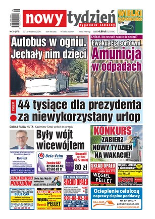 Nowy Tydzień. Tygodnik Lokalny 39/2024