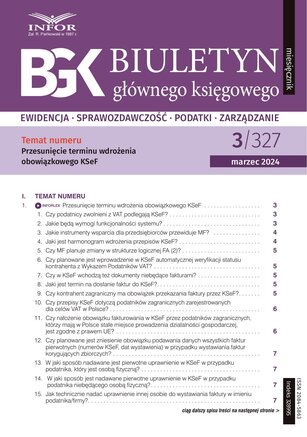Biuletyn Głównego Księgowego 3/2024