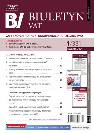 Biuletyn VAT 1/2024