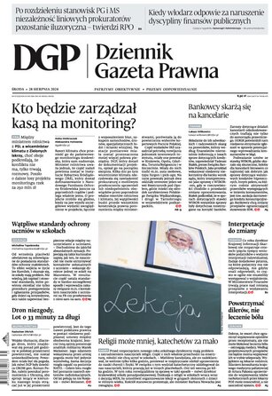 Dziennik Gazeta Prawna 167/2024