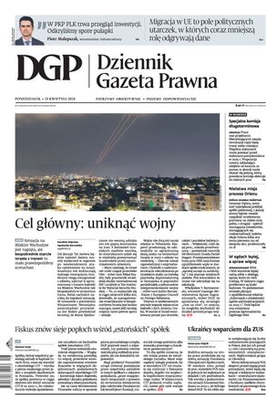 Dziennik Gazeta Prawna 74/2024