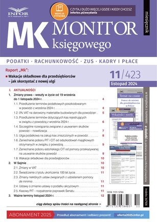 Monitor Księgowego 11/2024