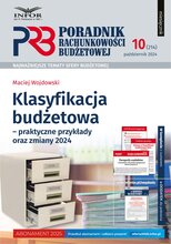 Poradnik Rachunkowości Budżetowej 10/2024