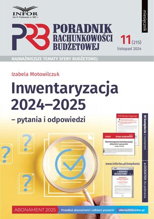 Poradnik Rachunkowości Budżetowej 11/2024