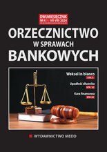 Orzecznictwo w sprawach bankowych 4/2024