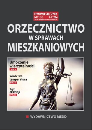 Orzecznictwo w sprawach mieszkaniowych 1/2024
