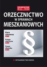 Orzecznictwo w sprawach mieszkaniowych 3/2024