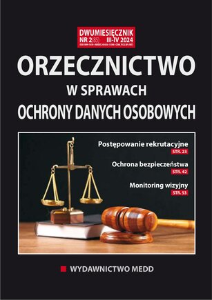 Orzecznictwo w sprawach ochrony danych osobowych 2/2024