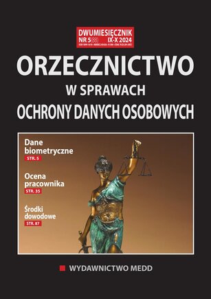 Orzecznictwo w sprawach ochrony danych osobowych 5/2024