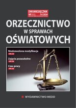Orzecznictwo w sprawach oświatowych 1/2024