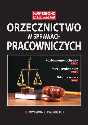 Orzecznictwo w sprawach pracowniczych 6/2024