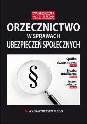 Orzecznictwo w sprawach ubezpieczeń społecznych 2/2024