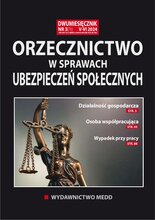 Orzecznictwo w sprawach ubezpieczeń społecznych 3/2024