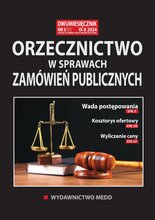 Orzecznictwo w sprawach zamówień publicznych 5/2024