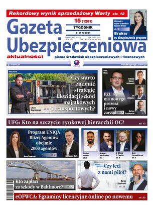 Gazeta Ubezpieczeniowa 15/2024