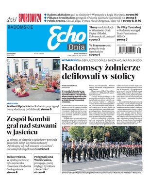Echo Dnia Radomskie 192/2024