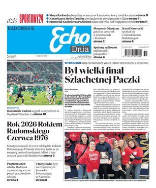 Echo Dnia Radomskie 292/2024