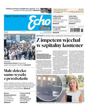 Echo Dnia Świętokrzyskie 207/2024
