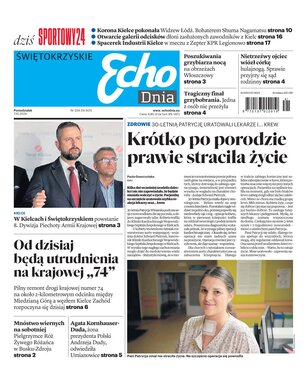 Echo Dnia Świętokrzyskie 234/2024