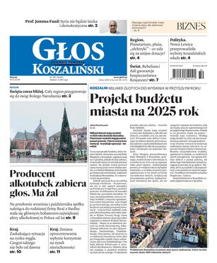 Głos Dziennik Pomorza Głos Koszaliński 287/2024