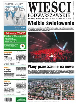 Wieści Podwarszawskie 36/2024