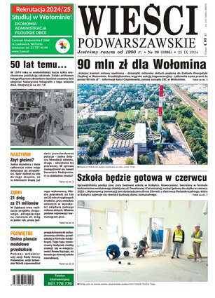 Wieści Podwarszawskie 39/2024