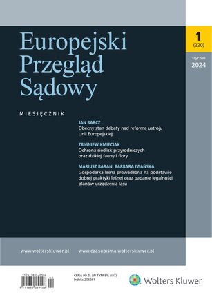 Europejski Przegląd Sądowy 1/2024