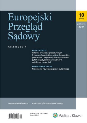 Europejski Przegląd Sądowy 10/2024