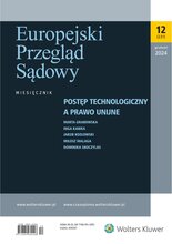 Europejski Przegląd Sądowy 12/2024