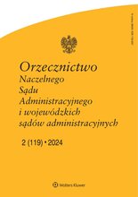 Orzecznictwo Naczelnego Sądu Administracyjnego i WSA 2/2024