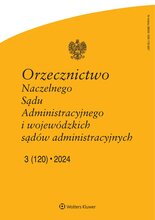 Orzecznictwo Naczelnego Sądu Administracyjnego i WSA 3/2024