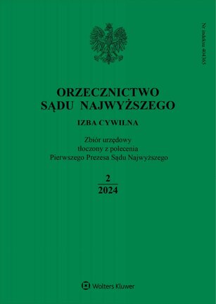 Orzecznictwo Sądu Najwyższego. Izba Cywilna 2/2024
