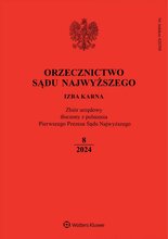Orzecznictwo Sądu Najwyższego - Izba Karna 8/2024