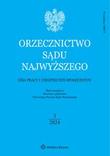 Orzecznictwo Sądu Najwyższego. Izba Pracy 3/2024
