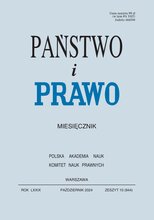Państwo i Prawo 10/2024
