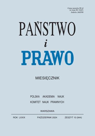 Państwo i Prawo 10/2024