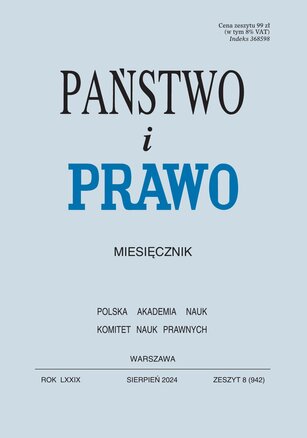 Państwo i Prawo 8/2024