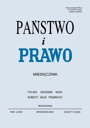 Państwo i Prawo 9/2024
