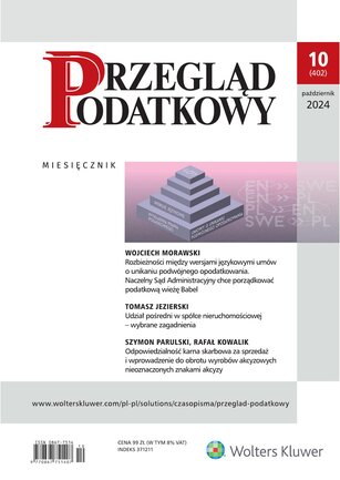 Przegląd Podatkowy 10/2024