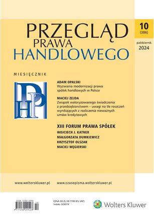 Przegląd Prawa Handlowego 10/2024