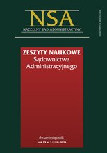 Zeszyty Naukowe Sądownictwa Administracyjnego 3/2024